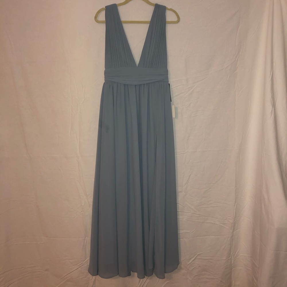 Lulu’s “Heavenly Hues Light Blue Maxi Dress”
